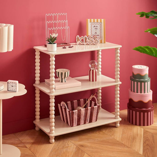 Bibliotecă Chamlo Bej 75x34x0,75 cm