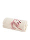 Nef-Nef Homeware Πετσέτα Χεριών Sweet Christmas 30x50εκ. Ecru 2τμχ Βάρους 400gr/m²