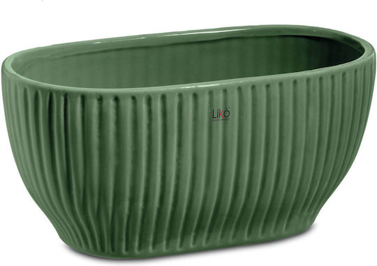 Fankon Flowers Ghiveci Ceramică Verde