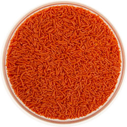 Bunte Orangene Schokolade Granulat 100 g