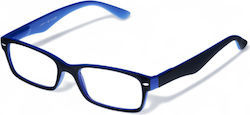 Optosquad Lesebrille +2.00 in Blau Farbe 057-4