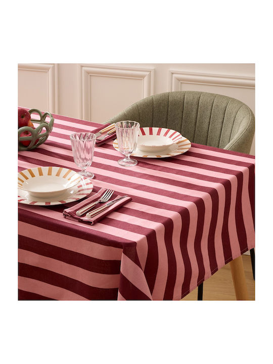 Tablecloth Cotton A-s Cheri Red 150x250cm