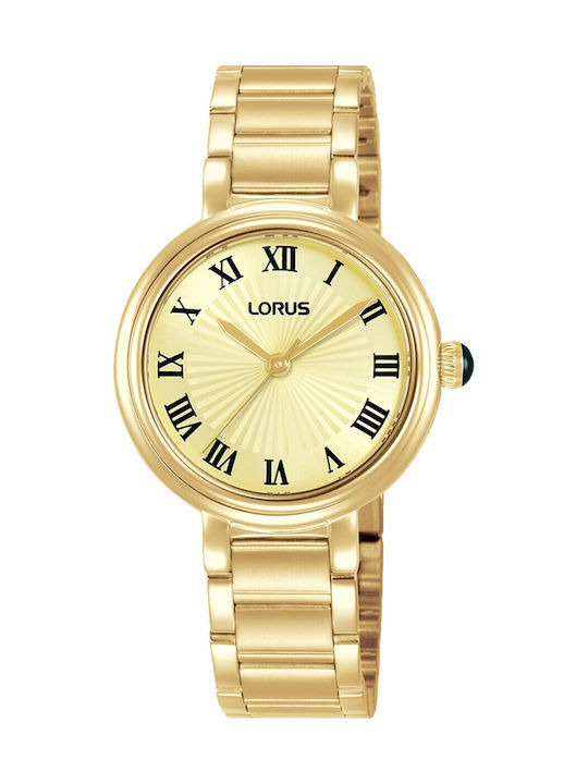 Lorus Women's Watch with Gold Metal Bracelet