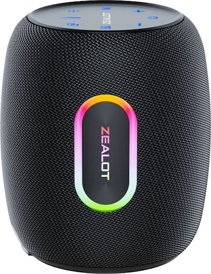 Zealot S64 Bluetooth Speaker 10W with Battery Life up to 3 hours Black