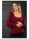 Bluza Damă Burgundy