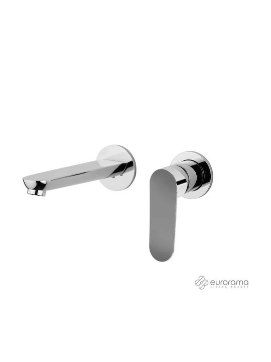 Eurorama Mixing Sink Faucet Silver
