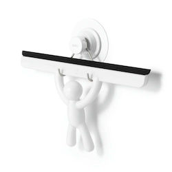 Umbra Buddy Window Cleaner Self-Adhesive Base White Umbra Buddy Window Cleaner Self-Adhesive Base White