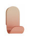 Bronze Art Single Wall-Mounted Bathroom Hook ​3x6cm Pink