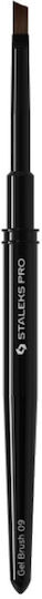 Staleks Angled Gel Brush 6mm/9mm Nbe-09