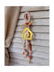 By Anastasia's Art Creations Hanging Lucky Charm Home Gold made of Metal 1pcs