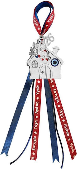 Tatu Moyo Handmade Hanging Lucky Charm Home Silver 2026 26cm 1pcs