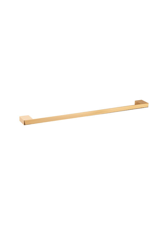 Bronze Art Single Wall-Mounted Bathroom Rail ​61x5cm Inox Gold