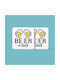 Beer O'clock Untersetzer Hölzernes 9x9cm 2 Stück