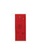 Nef-Nef Homeware Snow Set Weihnachtliche Besteckhalter Stoff Rot L26xB10cm. 2Stück