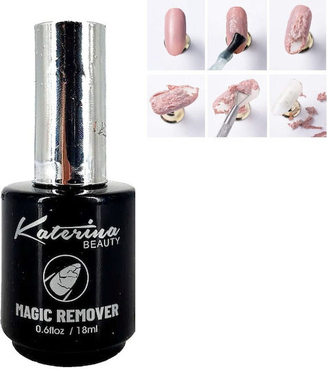 Magic Remover Îndepărtător De Oje Pentru Unghii Katerina Beauty 18ml