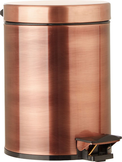 Bronze Art Metallisch Badezimmer Mülleimer 3Es Kupfer