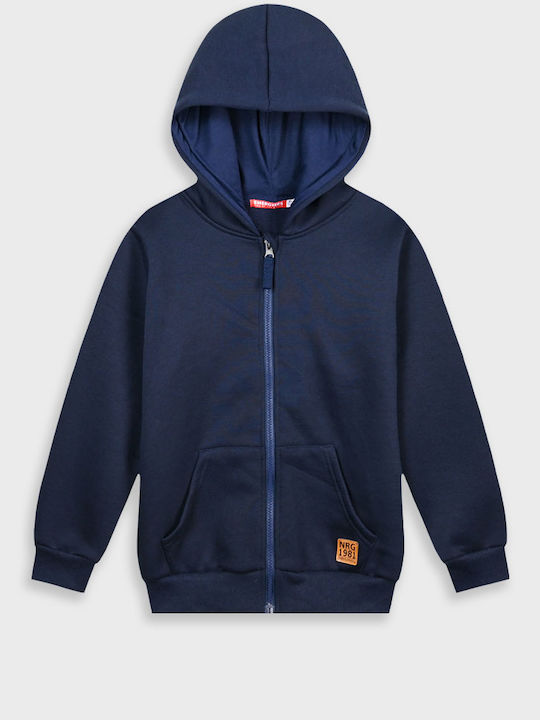 Energiers Kinder-Sweatshirt Strickjacke mit Kap...