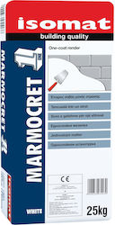Marmocret 1 Σοβας Μιας Στρωσης Λευκο Isomat 25kg 6