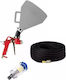 Set Profesional Pistol Tencuială Furtun 15m Filtru Aer D10260+d1466+d1498