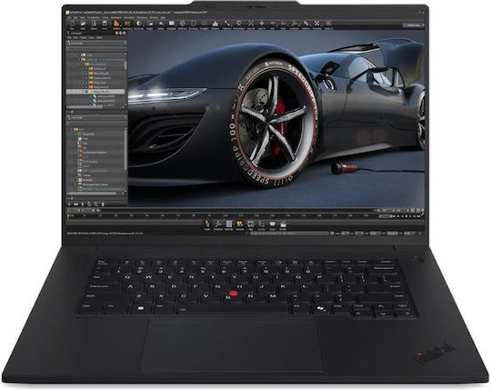 Lenovo ThinkPad P1 Gen 7 16" IPS QHD+ 165Hz (Ultra 7-165H/32GB/1TB SSD/RTX 3000 Ada/W11 Pro) (Международна английска клавиатура)