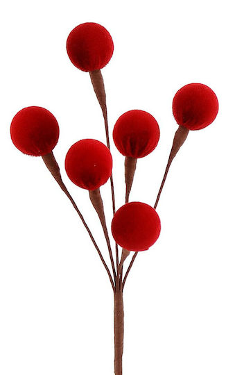 Arti Casa Christmas Fabric Decorative Branch 40cm