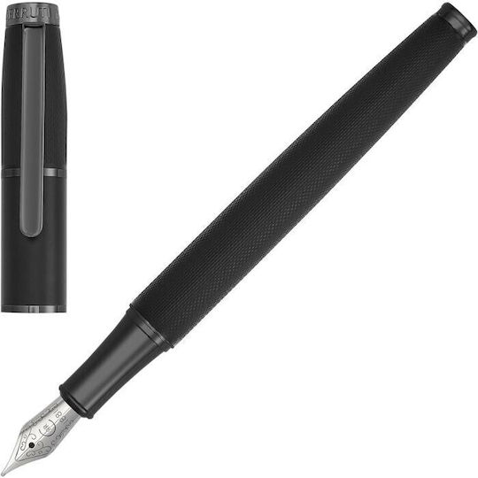 Luxury Pens Cerruti Ballpoint Pen Brick Black Nsw4542a