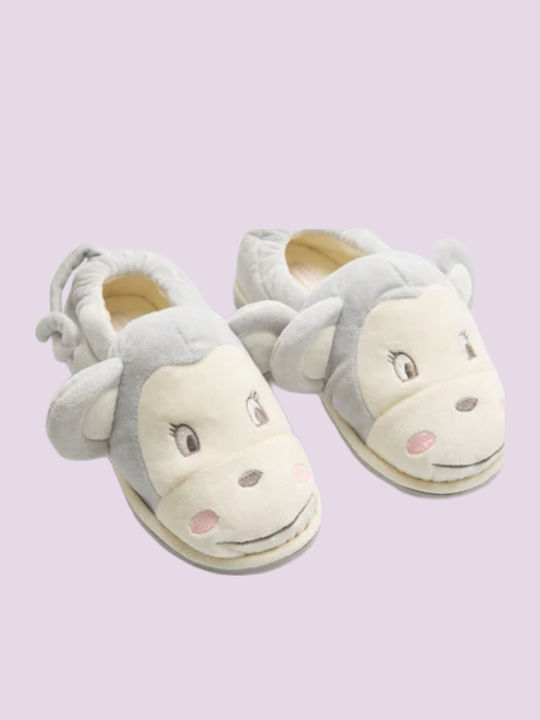 Closed Women's Slippers Gray
