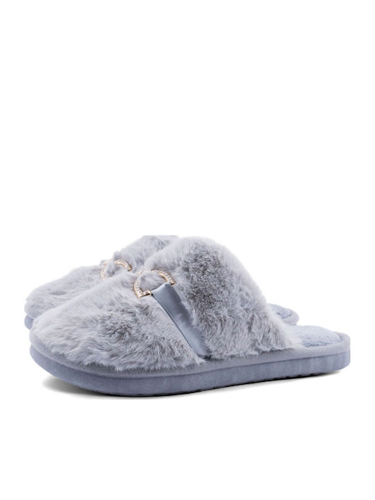 Winter Women's Slippers Gray