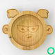 Pandaboo Baby Food Bowl made of Bamboo Green