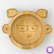 Pandaboo Baby Food Bowl made of Bamboo Purple
