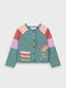 Kinderstrickjacke Gestrickt Grün
