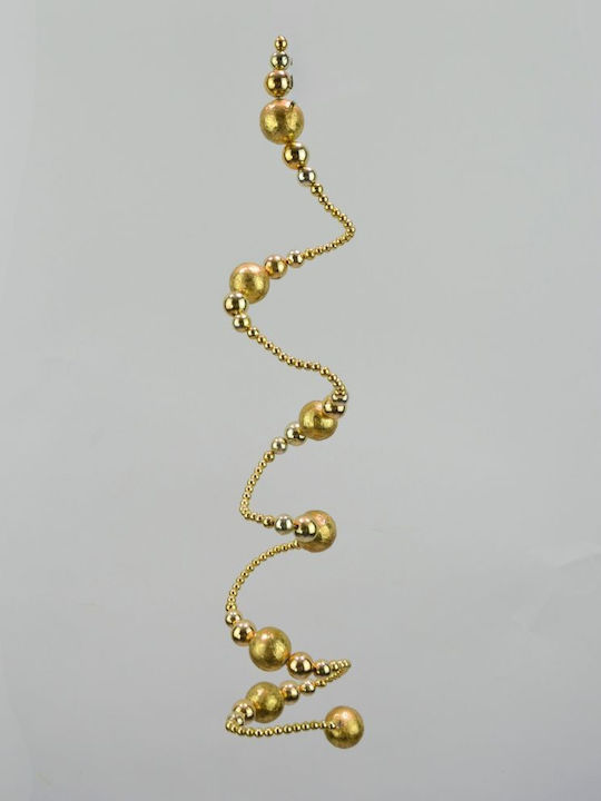 Gold Spiral Ball Garland – 42cm 001.001.0023.04