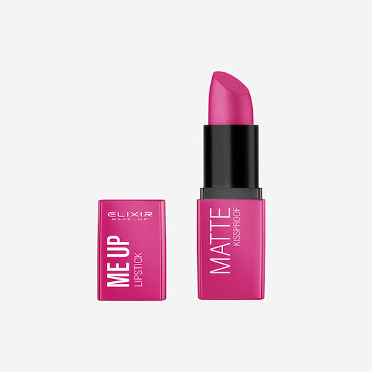 Elixir Kissproof Matte Me Up Κραγιόν Matte 011 Bergenia Rosy-red 3gr
