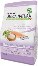 Gheda Unica Natura 12kg Hrană Uscată pentru Câini cu Păstrăv și Orez