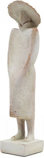 Zaros Figurină Decorativă Statuetă Feminină 10.8x10.5x45cm