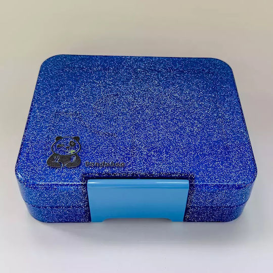 Pandaboo Plastic Kids' Food Container Blue