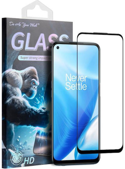 Oneplus Nord N200 5g Do As You Wish Siebdruck Hd Gehärtete Glasfolie Schwarz