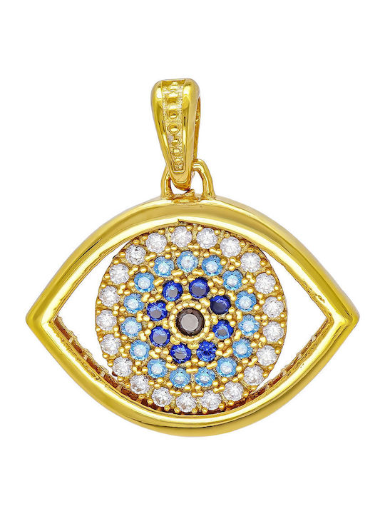 Kiriakos Gofas Kids Pendant Gold 9K Kiriakos Gofas Kids Pendant Gold 9K