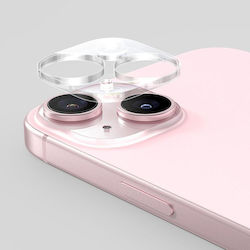 iPhone 15 / 15 Plus Xdcase Transparent Integriertes Gehärtetes Glas Kamerafilm