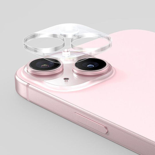 Iphone 15 15 Plus Xdcase Folie Cameră Transparentă Integrată din Sticlă Temperată