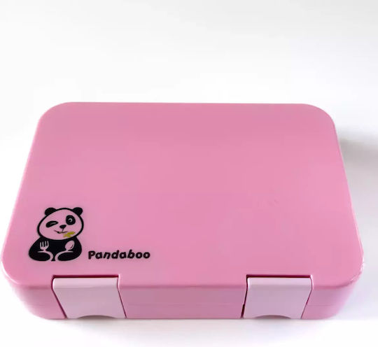 Pandaboo Lunchbox Kunststoff Rosa 820ml 1Stück
