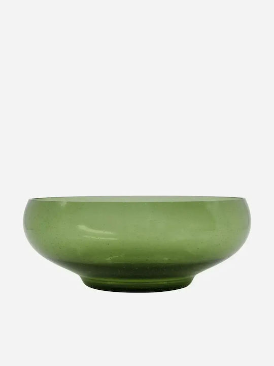 House Doctor Glass Salad Bowl Green 10x10cm