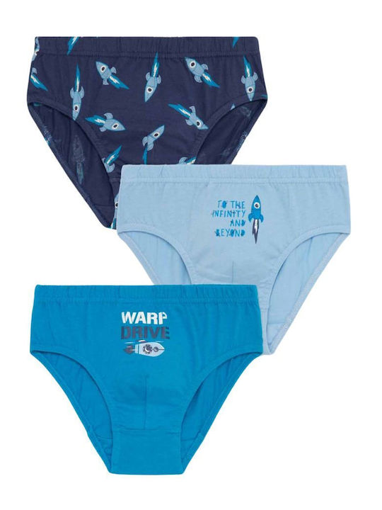 Minerva Rockets Set of Kids' Briefs Multicolour