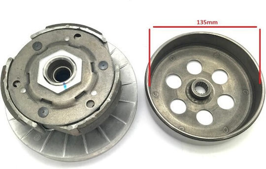 Kit Complet Ambreiaj Yamaha Majesty Linhai 250-300cc Diametru Coș Interior 135mm