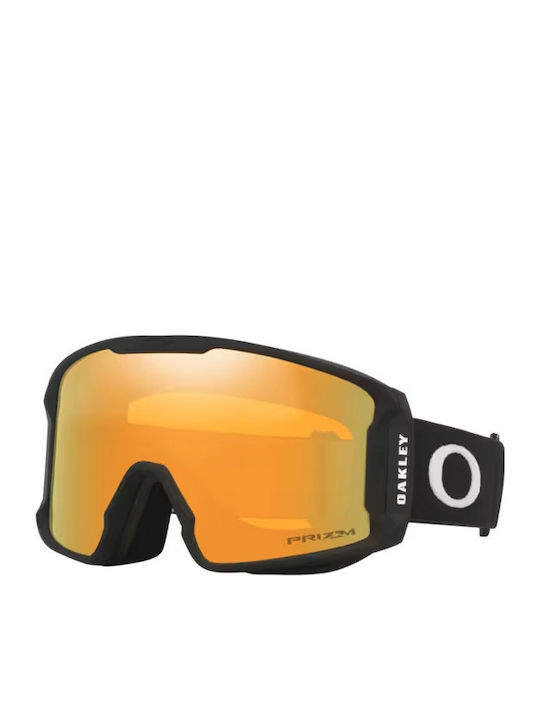Oakley Snow Mască de schi și snowboard pentru adulți Neagră cu lentilă Neagră