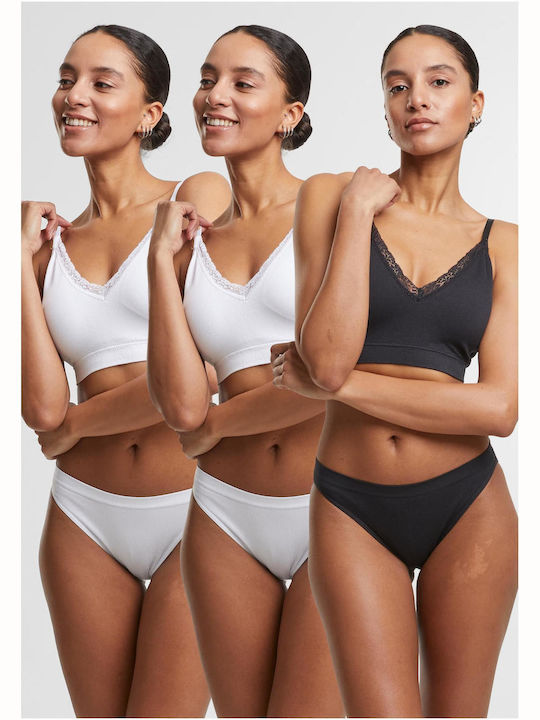 Дамско Слип 3Pack White, Black