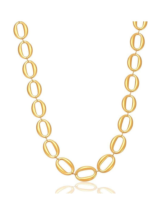 Callajewels Κολιέ από Επιχρυσωμένο Ατσάλι