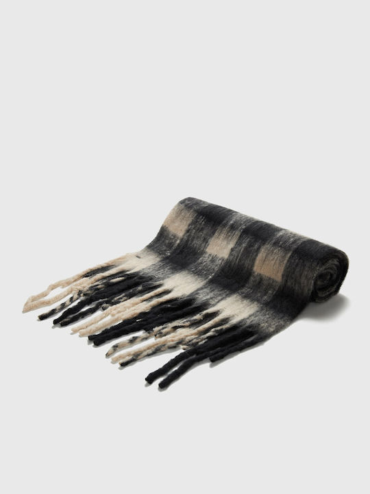 Funky Buddha Women's Wool Scarf Black