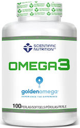 Scientiffic Nutrition Omega 3 Goldenomega 100 softgels Scientiffic Nutrition Omega 3 Goldenomega 100 softgels