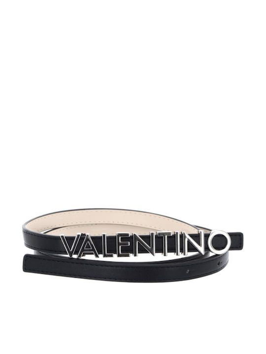 Valentino Bags Leather Women's Belt Silver
